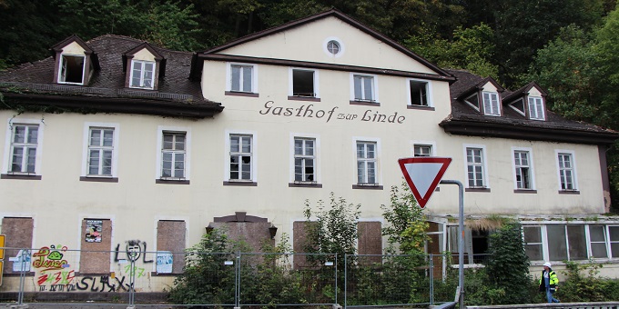Abbruch Gasthaus zur Linde in Bad Karlshafen